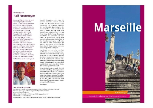 Buchcover und Innenansicht für das Buch: MICHAEL MÜLLER Reiseführer Marseille MM-City