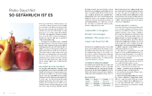Buchcover und Innenansicht für das Buch: Meine 80 besten Rezepte gegen Bauchfett