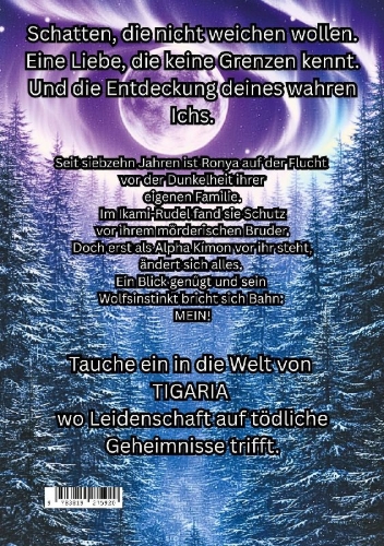 Buchcover und Innenansicht für das Buch: NORDLICHTWÖLFE