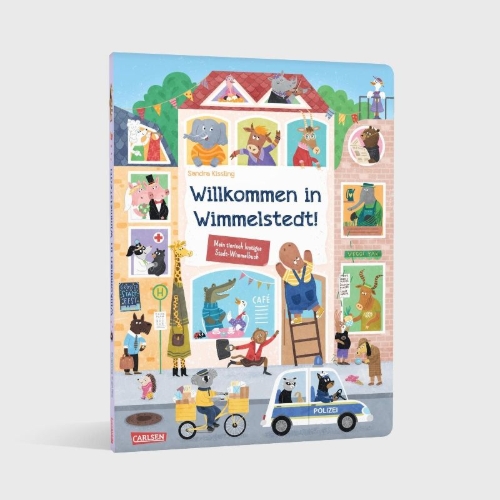 Buchcover und Innenansicht für das Buch: Willkommen in Wimmelstedt