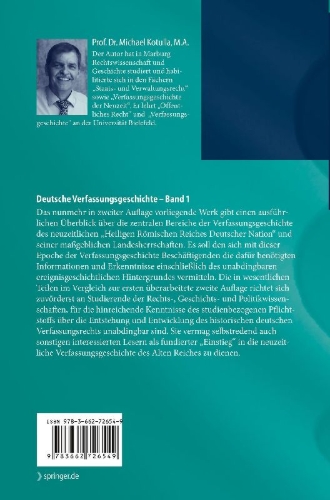 Buchcover und Innenansicht für das Buch: Deutsche Verfassungsgeschichte