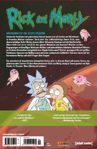 Buchcover und Innenansicht für das Buch: Rick and Morty 16-20
