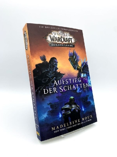 Buchcover und Innenansicht für das Buch: World of Warcraft: Shadows Rising (Shadowlands)