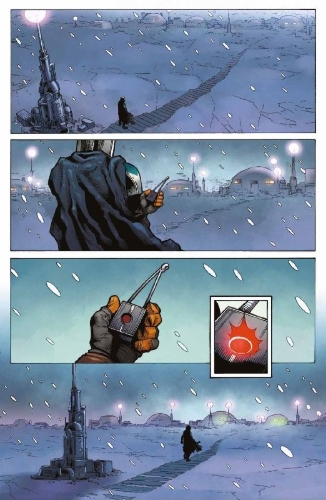 Buchcover und Innenansicht für das Buch: US-Aisgabe: Star Wars: The Mandalorian #1-#4
