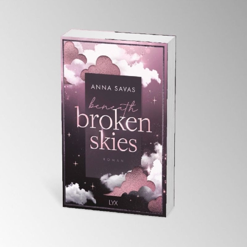 Buchcover und Innenansicht für das Buch: Beneath Broken Skies