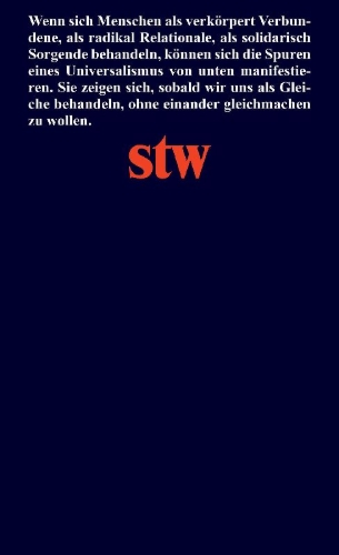 Buchcover und Innenansicht für das Buch: Universalismus von unten