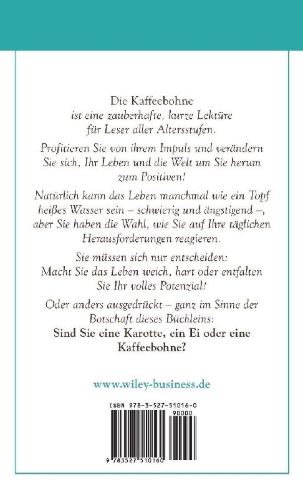 Buchcover und Innenansicht für das Buch: Die Kaffeebohne