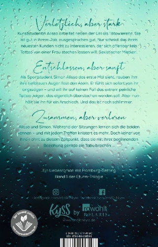 Buchcover und Innenansicht für das Buch: Regenglanz
