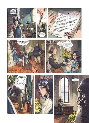 Buchcover und Innenansicht für das Buch: Le jardin des fees 1
