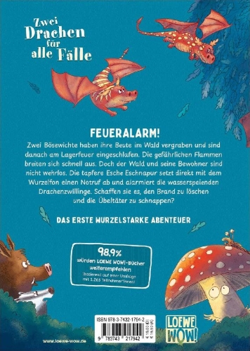 Buchcover und Innenansicht für das Buch: Der Wald lebt! (Band 1) - Gemeinsam gegen das Böse