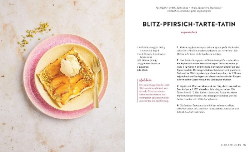 Buchcover und Innenansicht für das Buch: Backen im Airfryer