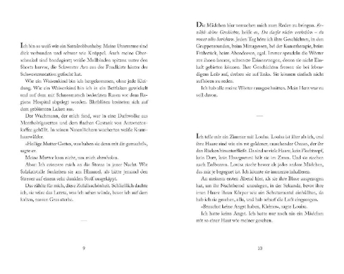 Buchcover und Innenansicht für das Buch: Girl in Pieces