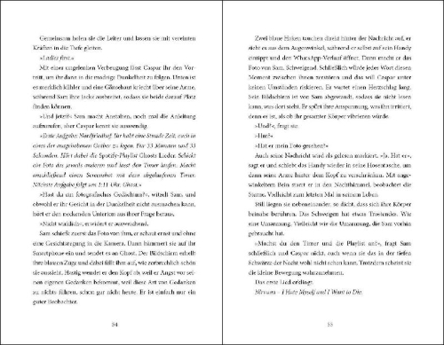 Buchcover und Innenansicht für das Buch: Zwei Leben in einer Nacht
