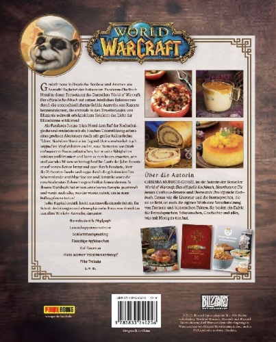 Buchcover und Innenansicht für das Buch: World of Wacraft: New Flavors of Azeroth - The Official Cookbook