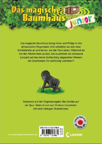 Buchcover und Innenansicht für das Buch: Good Morning, Gorillas