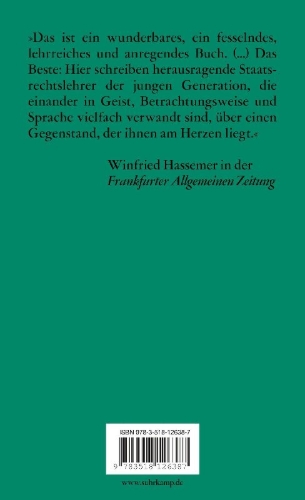 Buchcover und Innenansicht für das Buch: Das entgrenzte Gericht