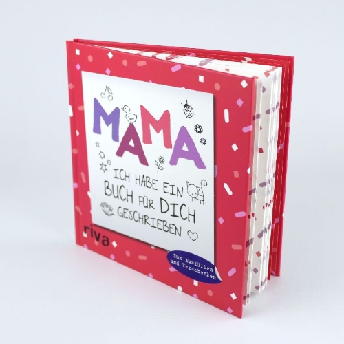 Buchcover und Innenansicht für das Buch: Mama, ich habe ein Buch für dich geschrieben - Version für Kinder