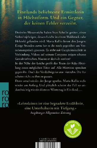 Buchcover und Innenansicht für das Buch: Pimeän Risteys