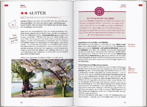 Buchcover und Innenansicht für das Buch: Baedeker Reiseführer Hamburg