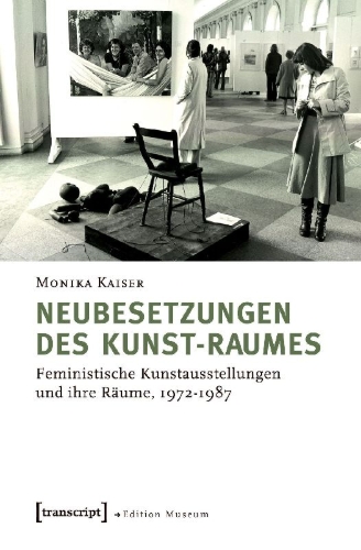 Buchcover und Innenansicht für das Buch: Neubesetzungen des Kunst-Raumes