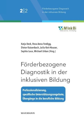 Buchcover und Innenansicht für das Buch: Förderbezogene Diagnostik in der inklusiven Bildung