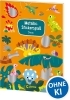 Buchcover und Innenansicht für das Buch: Mes Autocollants Scintillants - Les Dinosaures