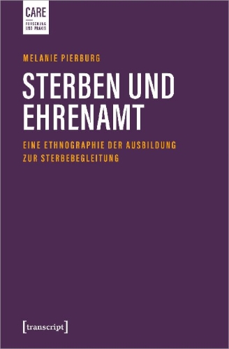 Buchcover und Innenansicht für das Buch: Sterben und Ehrenamt