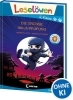 Buchcover und Innenansicht für das Buch: Leselöwen 2. Klasse - Die große Ninja-Prüfung (Großbuchstabenausgabe)