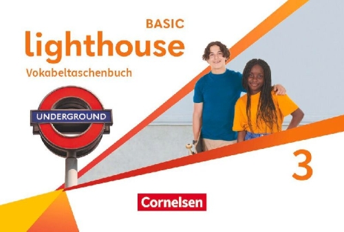 Buchcover und Innenansicht für das Buch: Lighthouse Band 3: 7. Schuljahr - Vokabeltaschenbuch