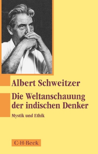 Buchcover und Innenansicht für das Buch: Die Weltanschauung der indischen Denker