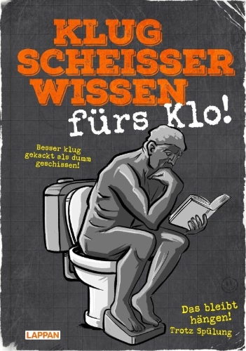 Buchcover und Innenansicht für das Buch: Klugscheißerwissen fürs Klo