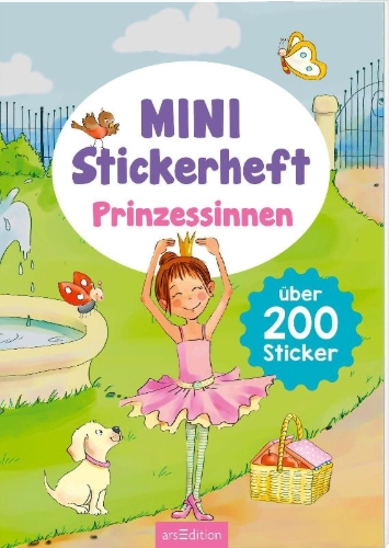 Buchcover und Innenansicht für das Buch: MINI-Stickerheft - Prinzessinnen