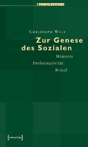 Buchcover und Innenansicht für das Buch: Zur Genese des Sozialen