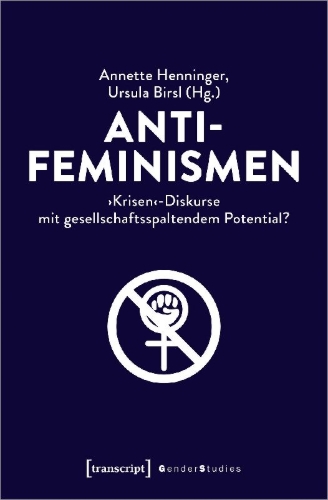 Buchcover und Innenansicht für das Buch: Antifeminismen