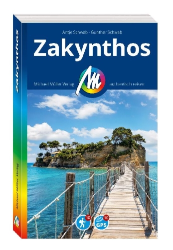 Buchcover und Innenansicht für das Buch: MICHAEL MÜLLER Reiseführer Zakynthos
