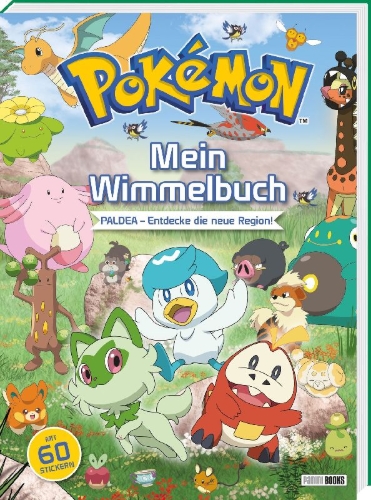 Buchcover und Innenansicht für das Buch: À la découverte de Paldea