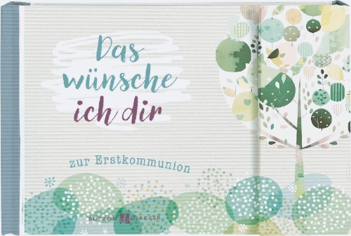 Buchcover und Innenansicht für das Buch: Das wünsche ich dir zur Erstkommunion