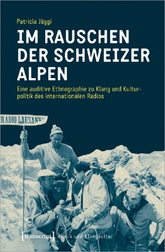 Buchcover und Innenansicht für das Buch: Im Rauschen der Schweizer Alpen