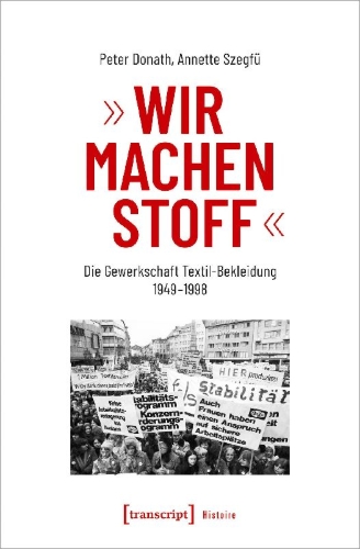 Buchcover und Innenansicht für das Buch: 'Wir machen Stoff'