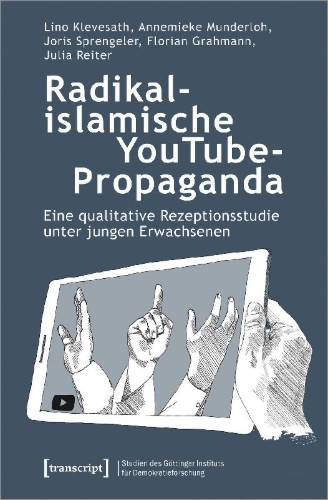 Buchcover und Innenansicht für das Buch: Radikalislamische YouTube-Propaganda
