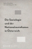 Buchcover und Innenansicht für das Buch: Die Soziologie und der Nationalsozialismus in Österreich