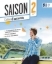 Buchcover und Innenansicht für das Buch: Saison Band 2  A2. Cahier d'activités + didierfle.app
