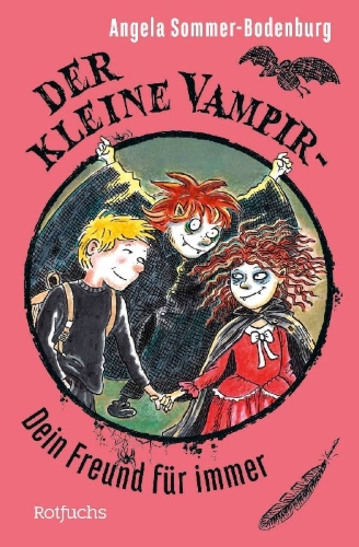 Buchcover und Innenansicht für das Buch: Der kleine Vampir: Dein Freund für immer