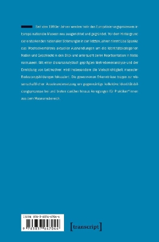 Buchcover und Innenansicht für das Buch: Vergegenwärtigungen von Geschlecht und Nation im Museum