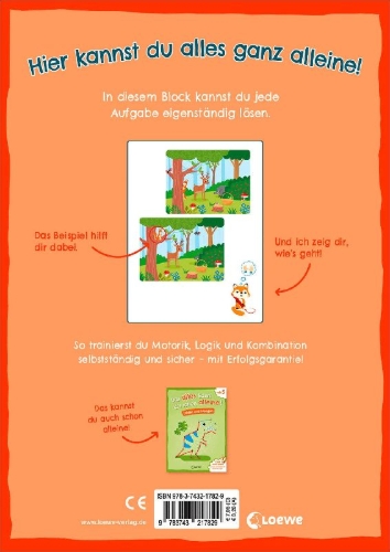 Buchcover und Innenansicht für das Buch: Das alles kann ich schon alleine! Konzentration
