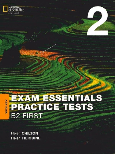 Buchcover und Innenansicht für das Buch: Exam Essentials: Cambridge First Practice Tests 2 with Key