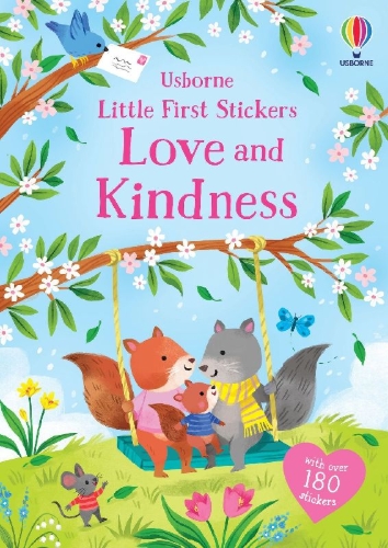 Buchcover und Innenansicht für das Buch: Little First Stickers Love and Kindness