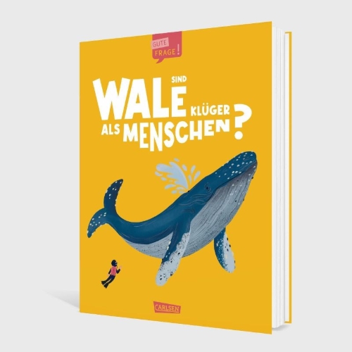 Buchcover und Innenansicht für das Buch: Big Questions Answered: Are whales and dolphins smarter than humans?