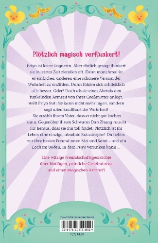 Buchcover und Innenansicht für das Buch: The Girl Who Couldn't Lie