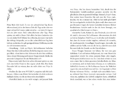 Buchcover und Innenansicht für das Buch: The Girl Who Couldn't Lie